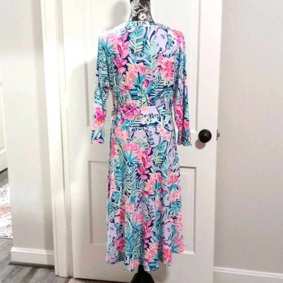 🐘HTF Lilly Pulitzer🐘 - Rozaline Wrap Dress - Picture 2 of 16